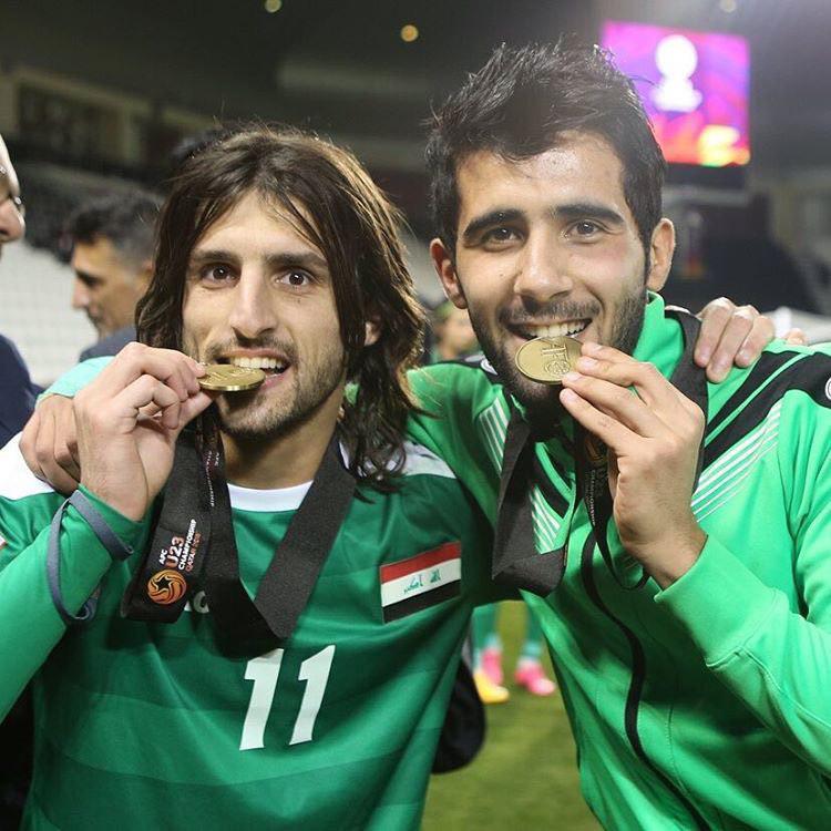 بشار رسن و طارق همام در تیم ملی عراق