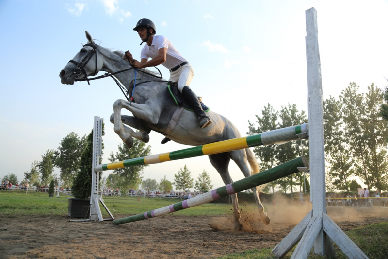 مسابقات سوارکاری پرش با اسب قهرمانی کشور در همدان 