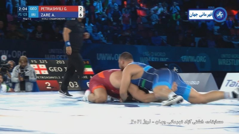 ام‌باپه کشتی ایران؛ قهرمان جهان! (عکس)