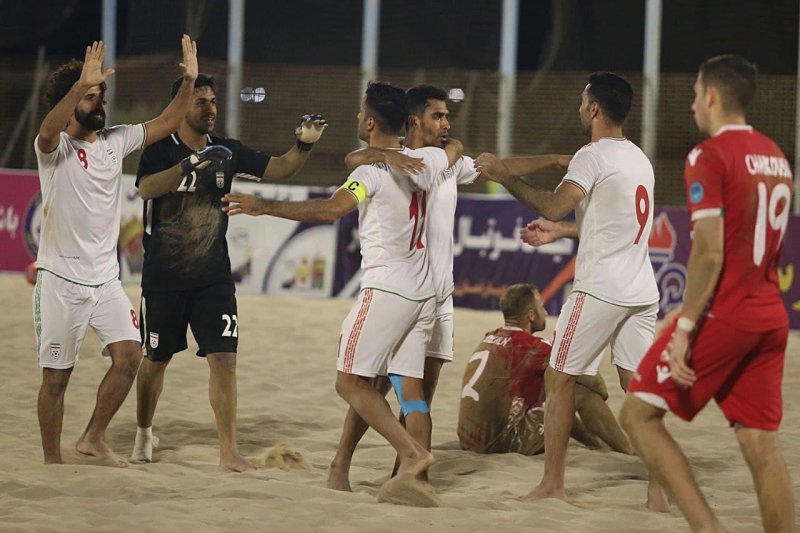 هت‌تریک فوتبال ساحلی ایران مقابل بلاروس