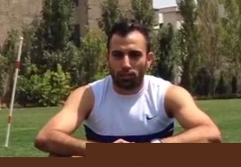 چالش سطل آب یخ محمد قاضی