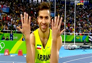 نایبقهرمانی سریعترین مرد ایران در دوی ۱۰۰ متر فرانسه