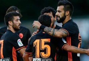 گلهای بازی والنسیا 3-0 اسپورتینگ