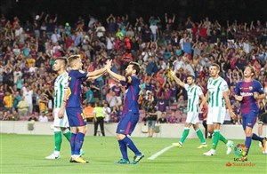 بارسلونا 2-0 بتیس؛ با دو گل بهار شد