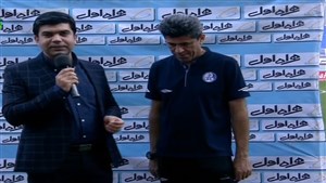 مصاحبه مربیان دو تیم مشکی پوشان و استقلال خوزستان