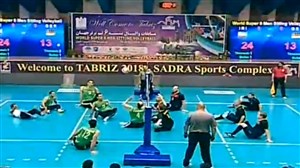 پیروزی مردان و شکست زنان در والیبال نشسته