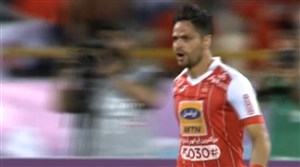 گل سوم پرسپولیس به سپیدرود رشت (کمال کامیابی نیا)