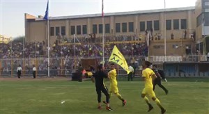 لحظه قطعی شدن صعود نفت مسجد سلیمان به لیگ برتر