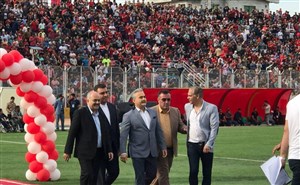 جشن صعود تیم نساجی مازندران با حضور هواداران