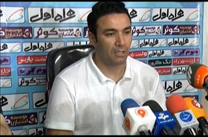 کنفرانس خبری پس از بازی نساجی مازندران - پارس جنوبی