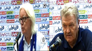 مصاحبه بازیکنان و کنفرانس خبری مربیان استقلال و تراکتورسازی