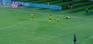 گل اول پارس جنوبی به استقلال (گل به خودی-آرمین سهرابیان)