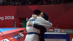 کسب مدال برنز +68 کاراته  توسط حمیده عباسعلی